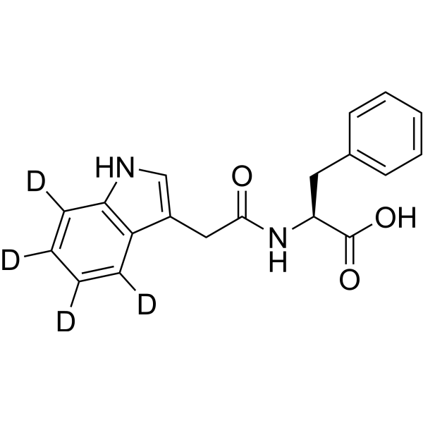 (S)-2-(2-(1H-Indol-3-yl)acetamido)-3-phenylpropanoic acid-d4